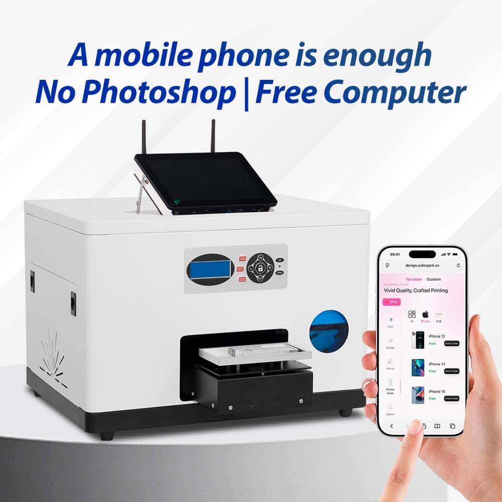 PC1-2 Operate the PC1 phone case printer directly from a mobile phone without extra computer
